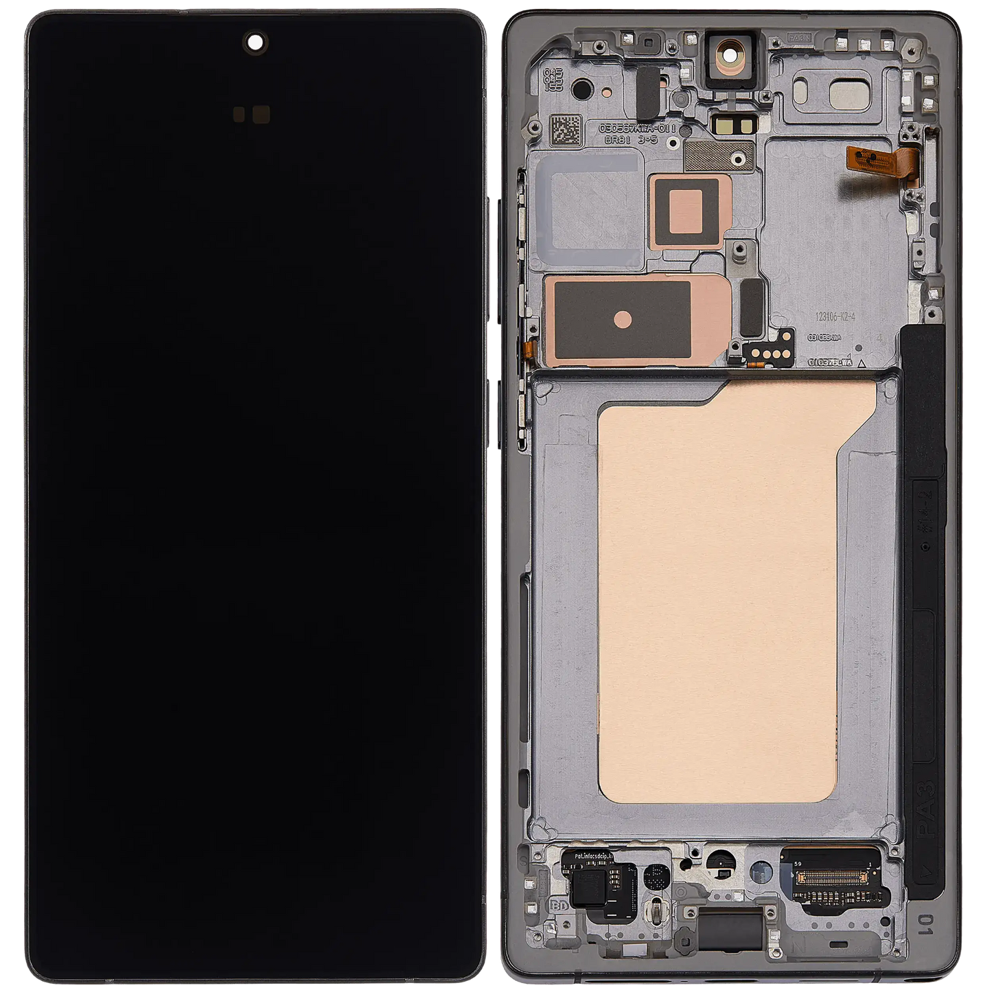 OLED Assembly With Frame For Samsung Galaxy S25 Ultra 5G (Service Pack ) (US & International) (Titanium Jet Black)