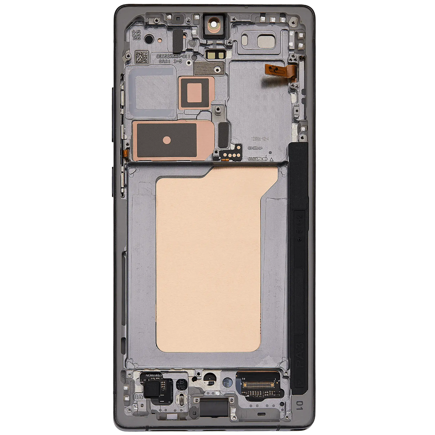 OLED Assembly With Frame For Samsung Galaxy S25 Ultra 5G (Service Pack ) (US & International) (Titanium Jet Black)