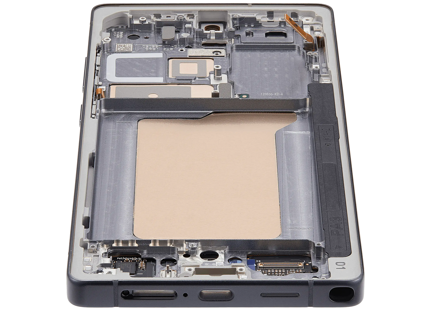OLED Assembly With Frame For Samsung Galaxy S25 Ultra 5G (Service Pack ) (US & International) (Titanium Jet Black)