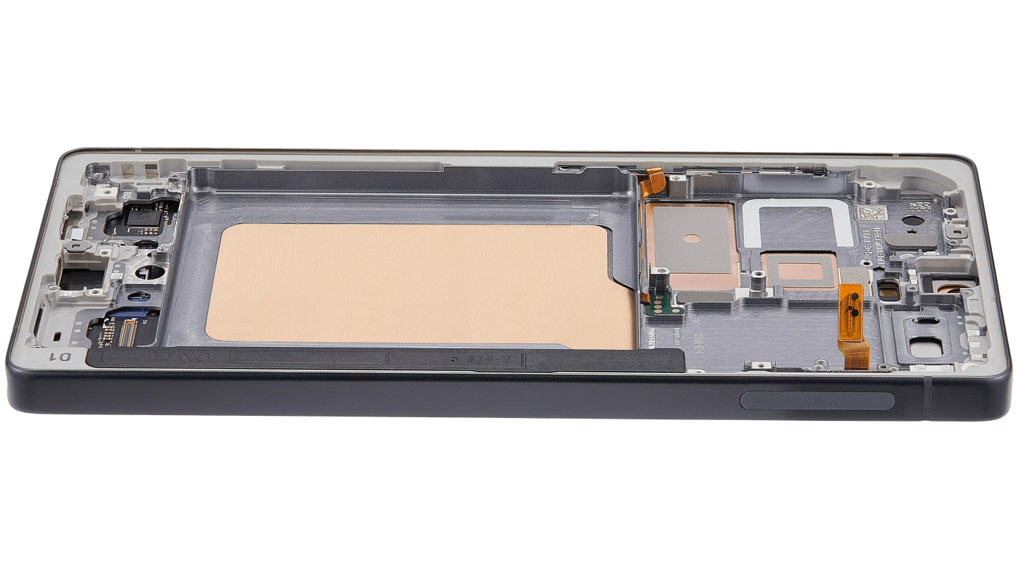 OLED Assembly With Frame For Samsung Galaxy S25 Ultra 5G (Service Pack ) (US & International) (Titanium Jet Black)