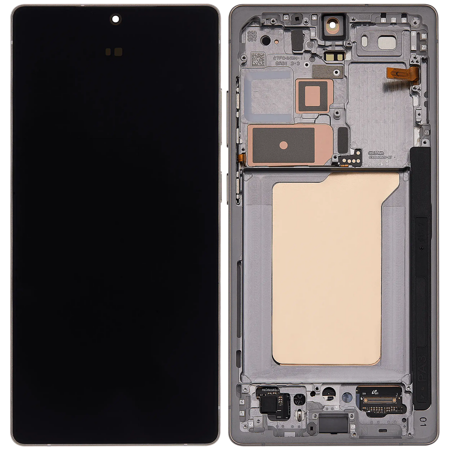OLED Assembly With Frame For Samsung Galaxy S25 Ultra 5G (Service Pack) (US & International) (Titanium Pink Gold / Jade Green / Grey)