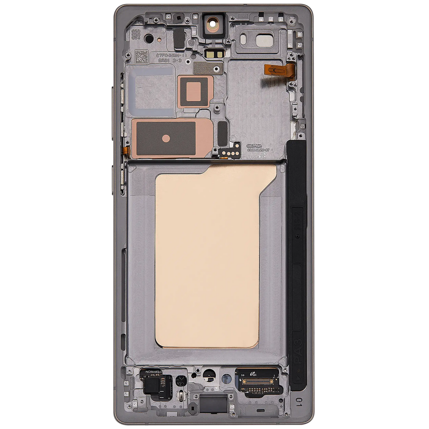 OLED Assembly With Frame For Samsung Galaxy S25 Ultra 5G (Service Pack) (US & International) (Titanium Pink Gold / Jade Green / Grey)