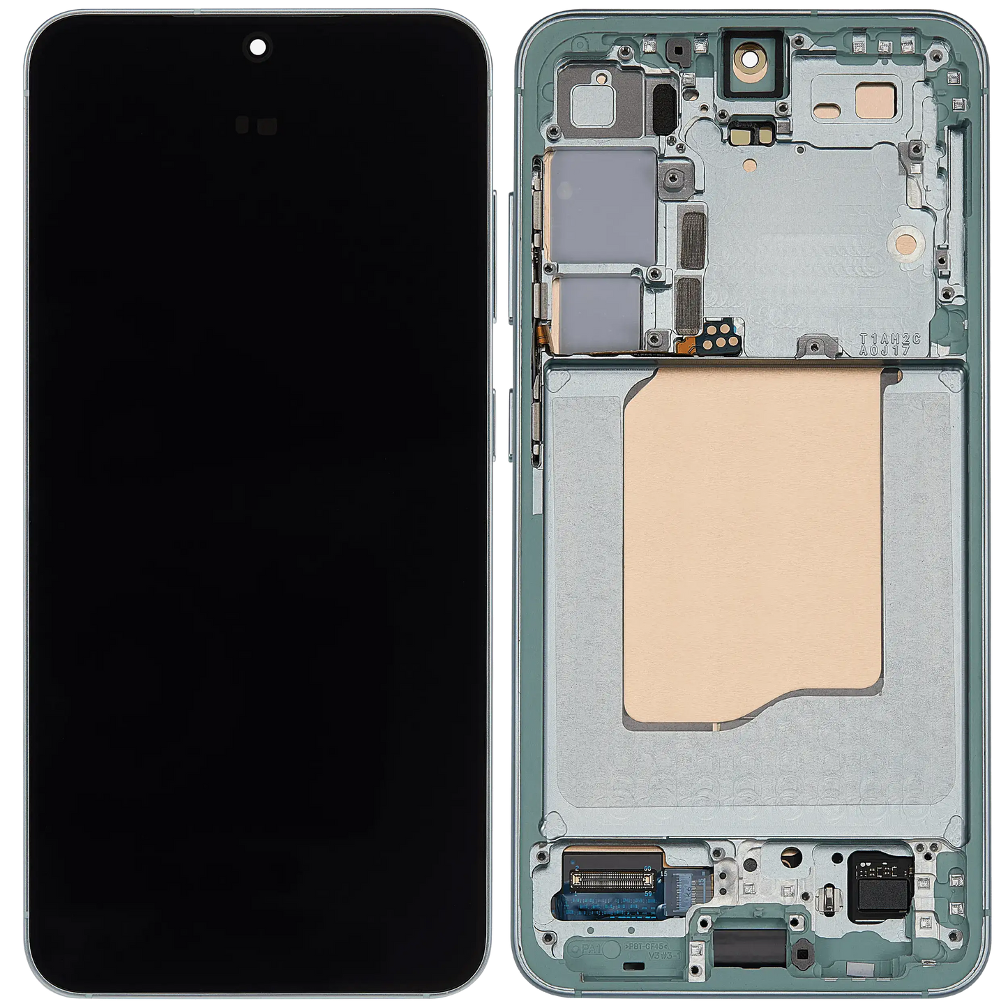 OLED Assembly With Frame For Samsung Galaxy S25 5G (US & International) (Service Pack) (Mint)