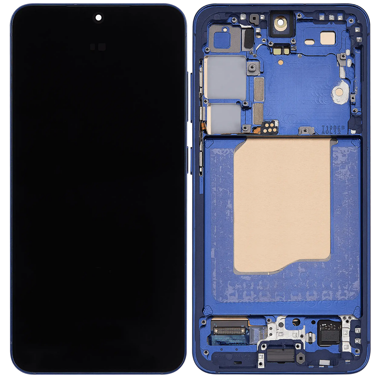 OLED Assembly With Frame For Samsung Galaxy S25 5G (US & International) (Service Pack) (Navy)
