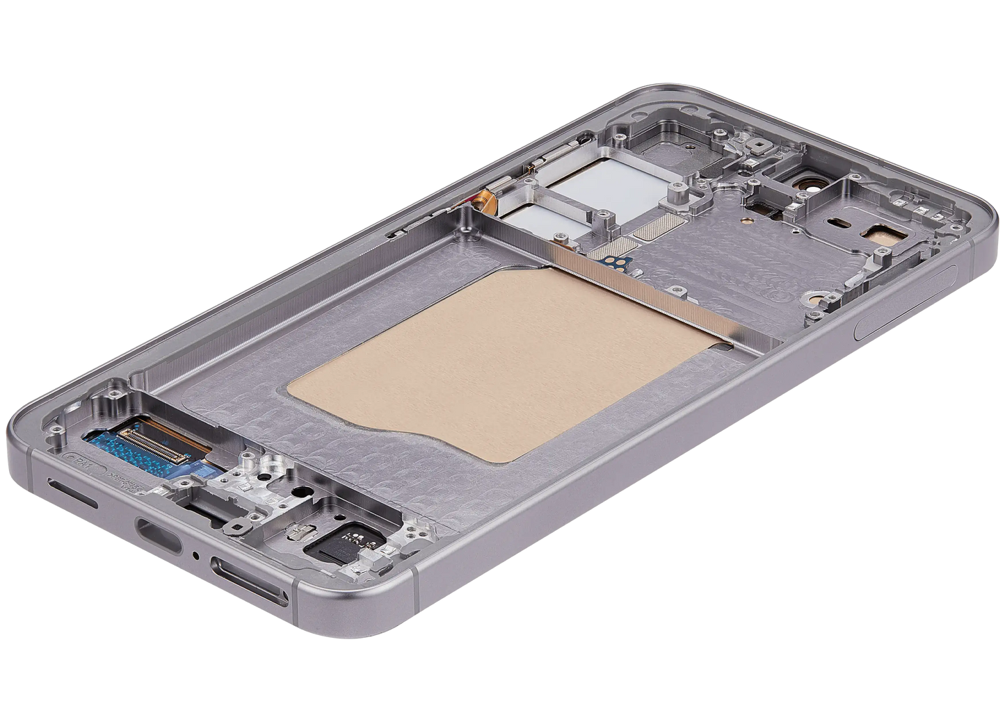 OLED Assembly With Frame For Samsung Galaxy S25 5G (US & International) (Service Pack) (Silver Shadow)