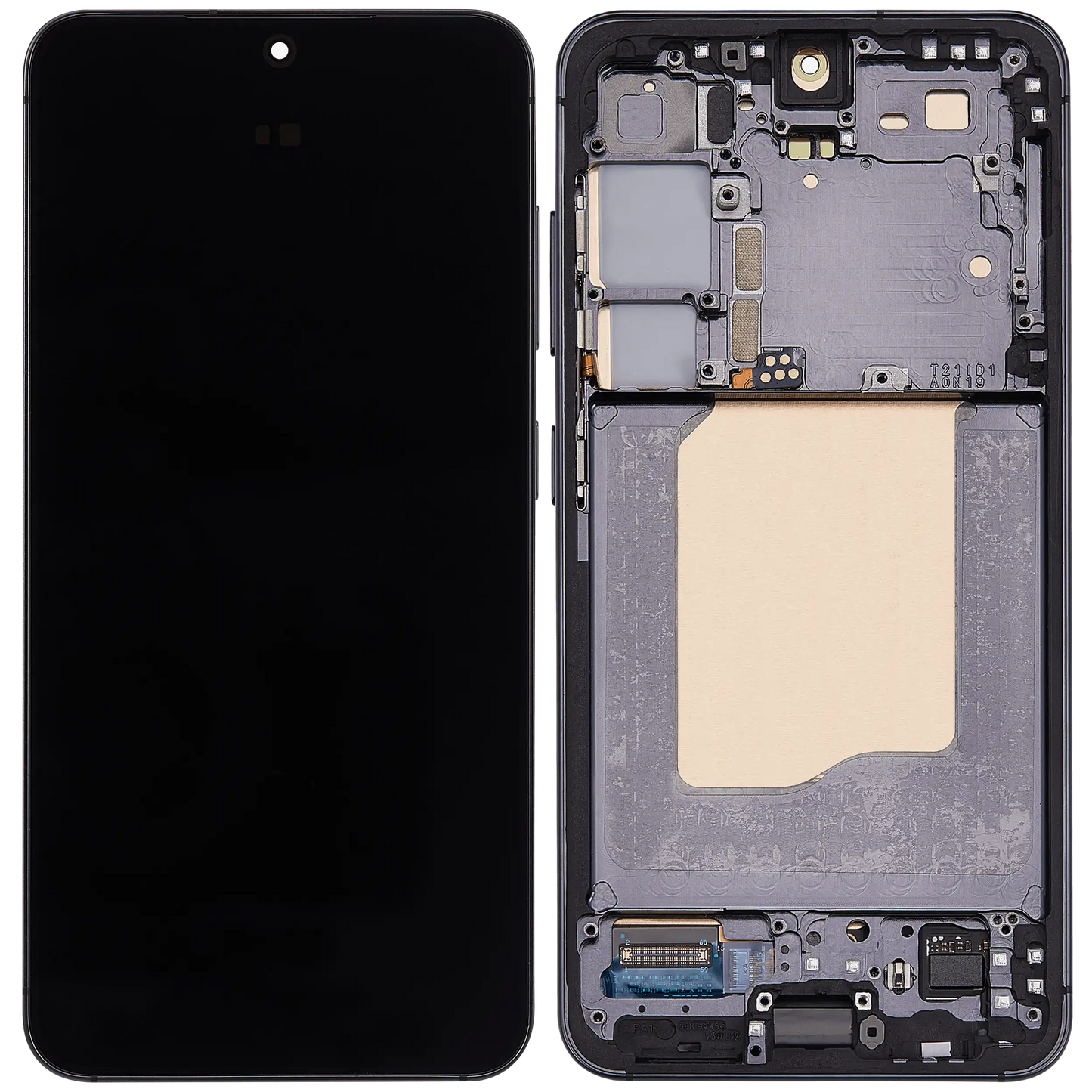 OLED Assembly With Frame For Samsung Galaxy S25 5G (US & International) (Service Pack) (Blue Black)