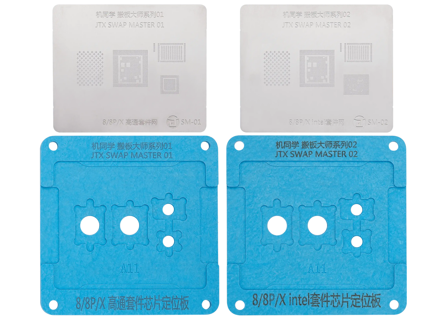 Swap Board Chips Reballing Platform (SM-01) For iPhone 8-16 Series (JiTongXue)