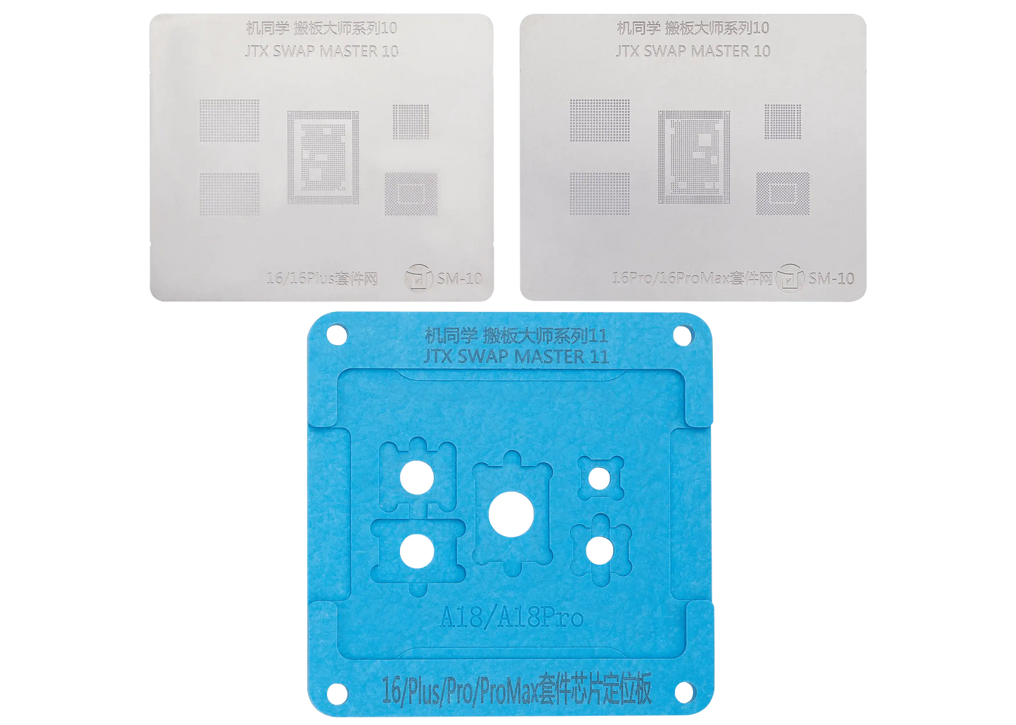 Swap Board Chips Reballing Platform (SM-01) For iPhone 8-16 Series (JiTongXue)