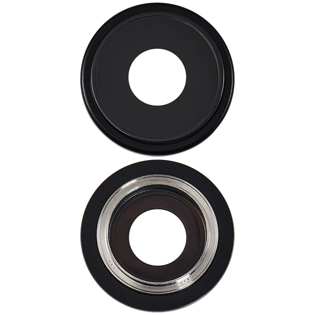 Back Camera Lens With Bracket & Bezel For iPhone 16e / 17e (Premium) (Black) - product image 2
