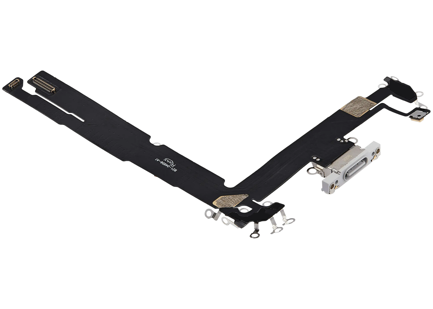 Charging Port Flex Cable For iPhone 16 Plus (Premium) (White)