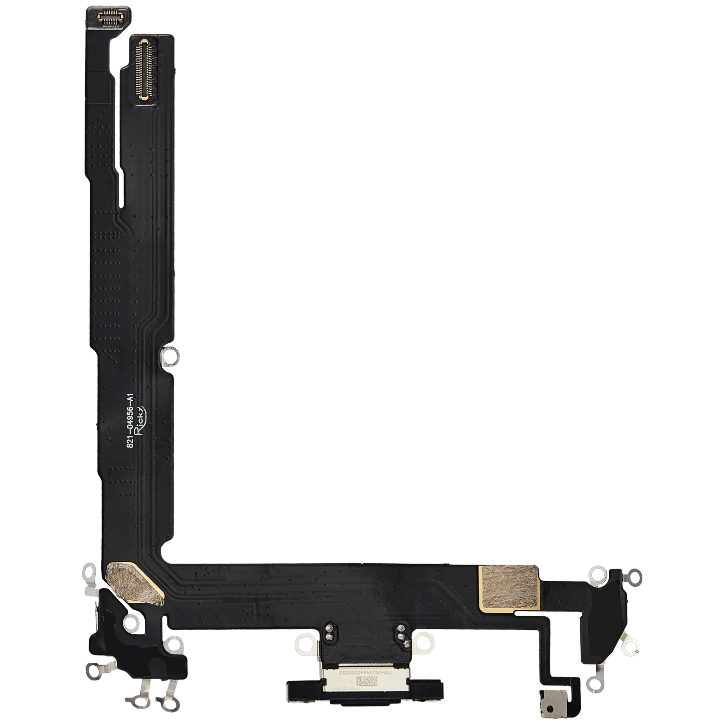 Charging Port Flex Cable For iPhone 16 Plus (Premium) (Black)