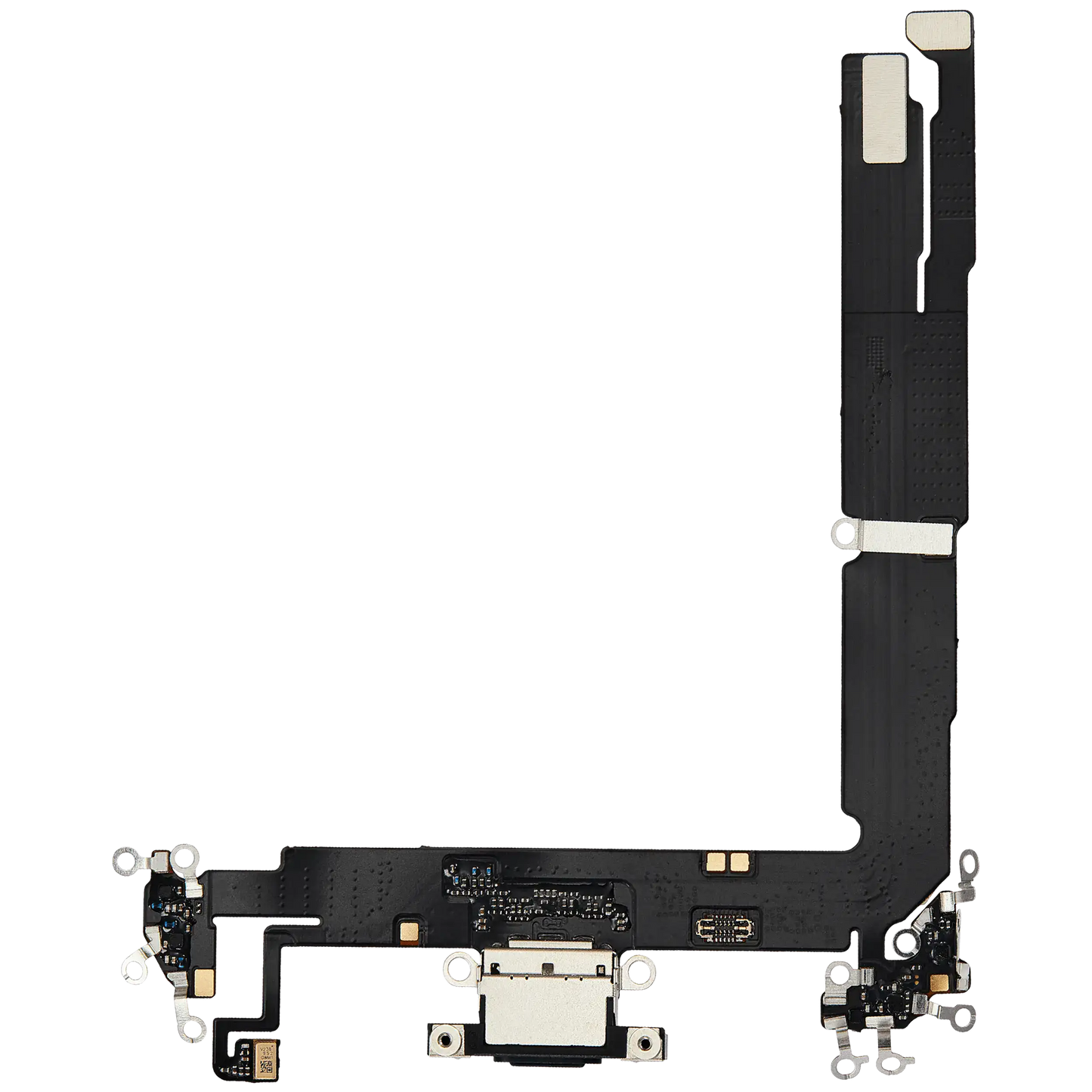 Charging Port Flex Cable For iPhone 16 Plus (Premium) (Black)