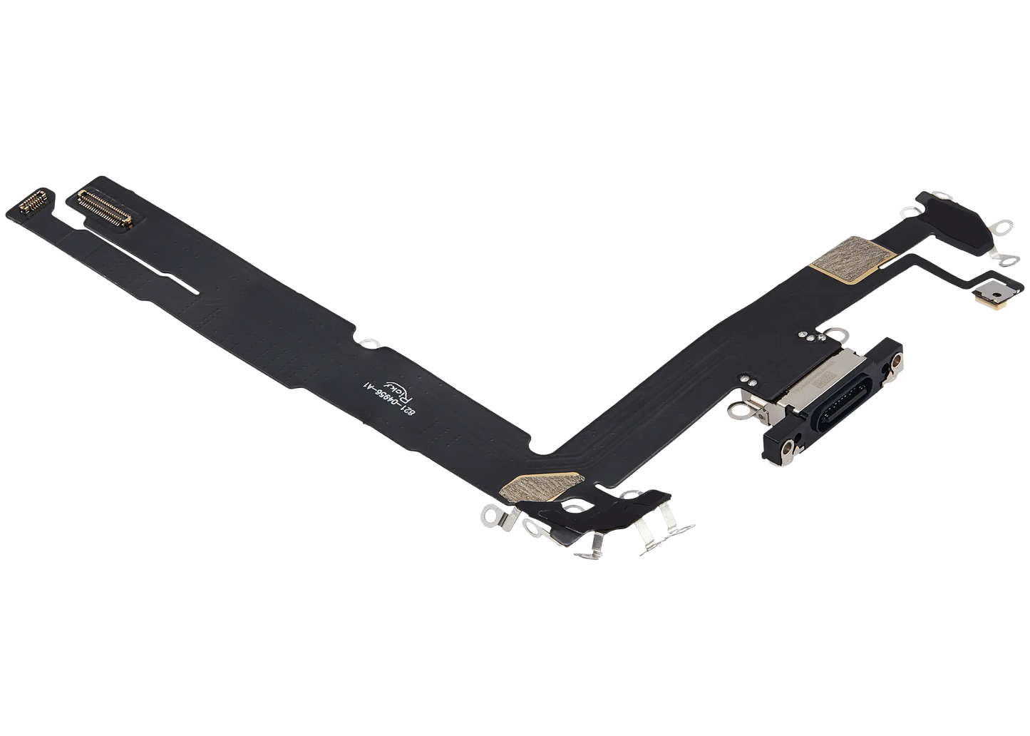 Charging Port Flex Cable For iPhone 16 Plus (Premium) (Black)