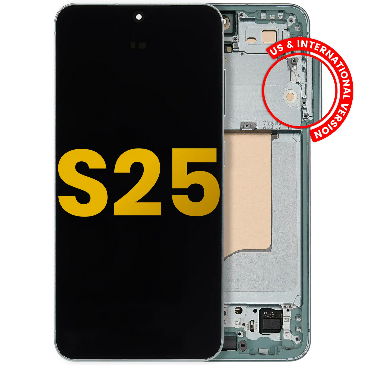 OLED Assembly With Frame For Samsung Galaxy S25 5G (US & International) (Refurbished) (Mint)