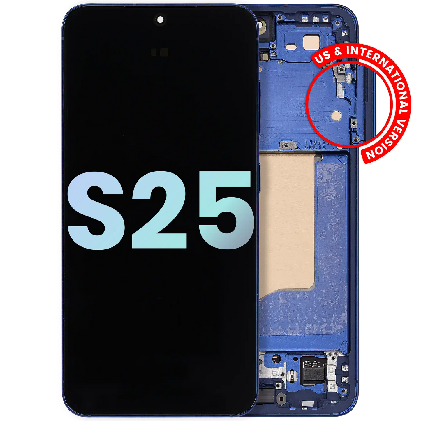 OLED Assembly With Frame For Samsung Galaxy S25 5G (US & International) (Service Pack) (Navy)