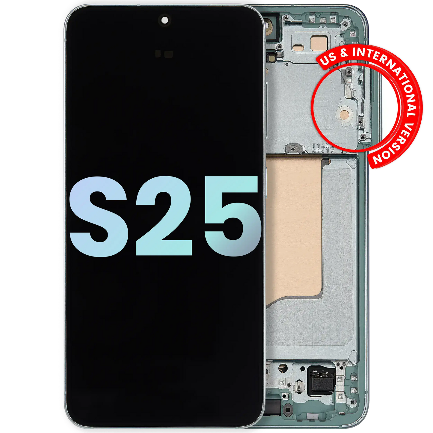OLED Assembly With Frame For Samsung Galaxy S25 5G (US & International) (Service Pack) (Mint)