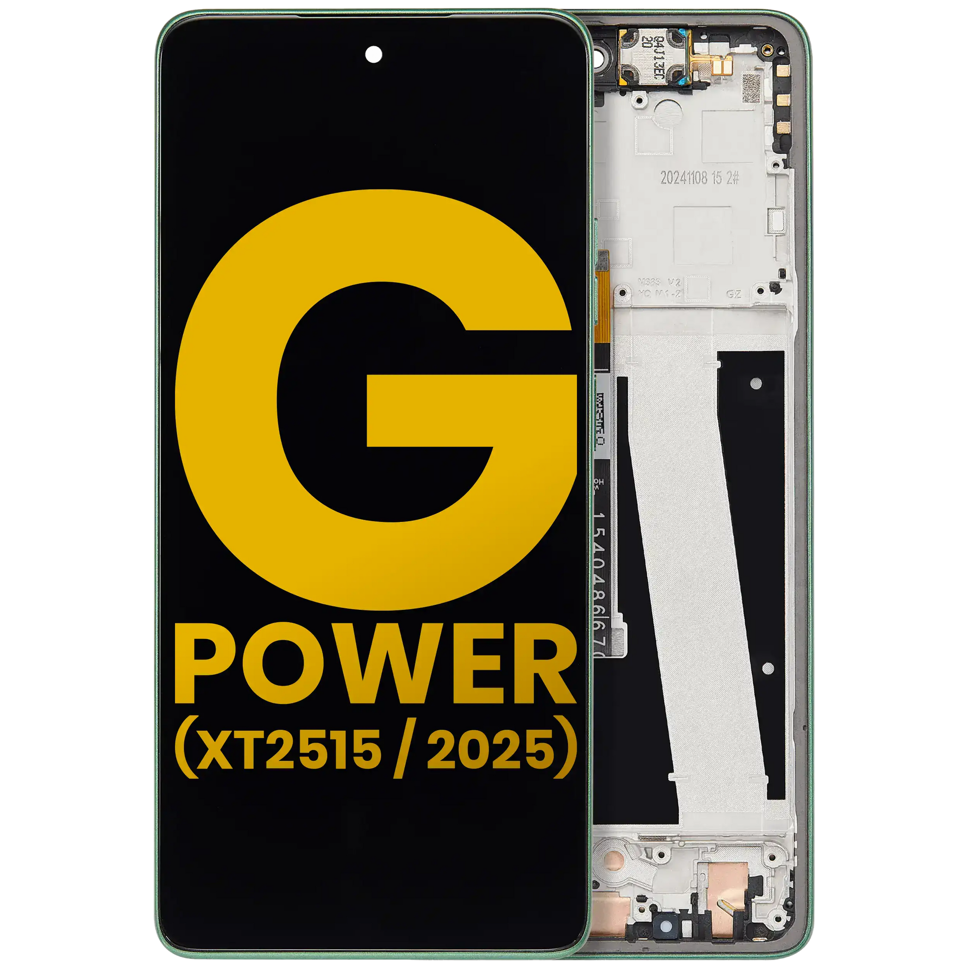 LCD Assembly With Frame For Motorola Moto G Power 5G (XT2515 / 2025) (Refurbished) (Leaf Green) replacement part SKU 107082113050 image 1