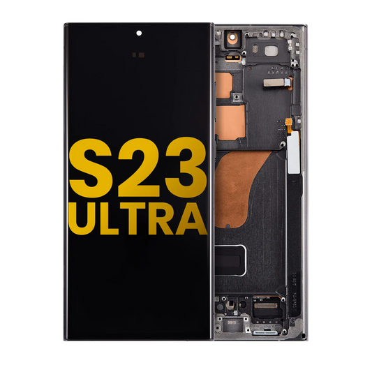OLED Assembly With Frame For Samsung Galaxy S23 Ultra 5G (US & International) (Assembled) (Graphite)