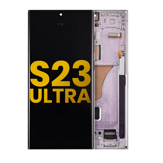 OLED Assembly With Frame For Samsung Galaxy S23 Ultra 5G (US & International) (Assembled) (Lavender)