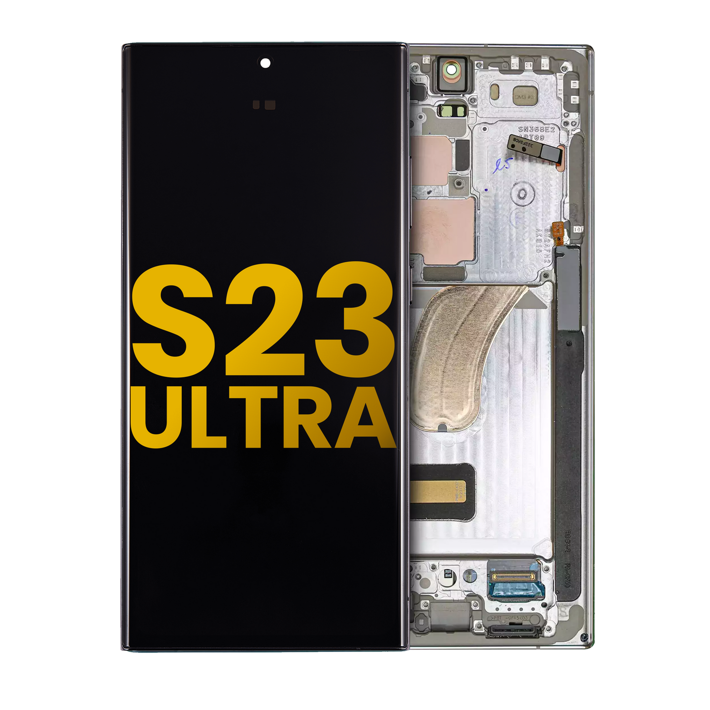 OLED Assembly With Frame For Samsung Galaxy S23 Ultra 5G (US & International) (Assembled) (Sky Blue & Lime)