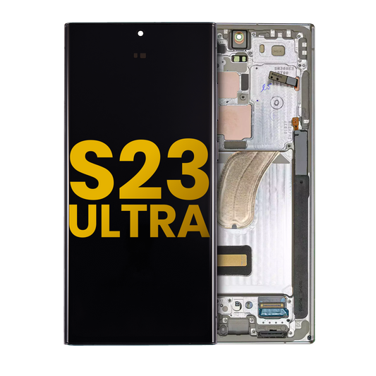 OLED Assembly With Frame For Samsung Galaxy S23 Ultra 5G (US & International) (Assembled) (Sky Blue & Lime)