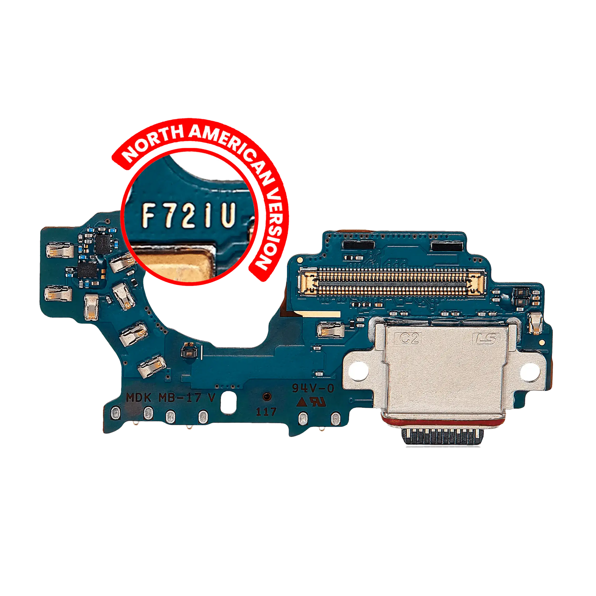 Buy Charging Port Board For Samsung Galaxy Z Flip 4 (F721U) (US Version) (Premium) - High Quality Replacement Part - View 1 | TechDrip Canada