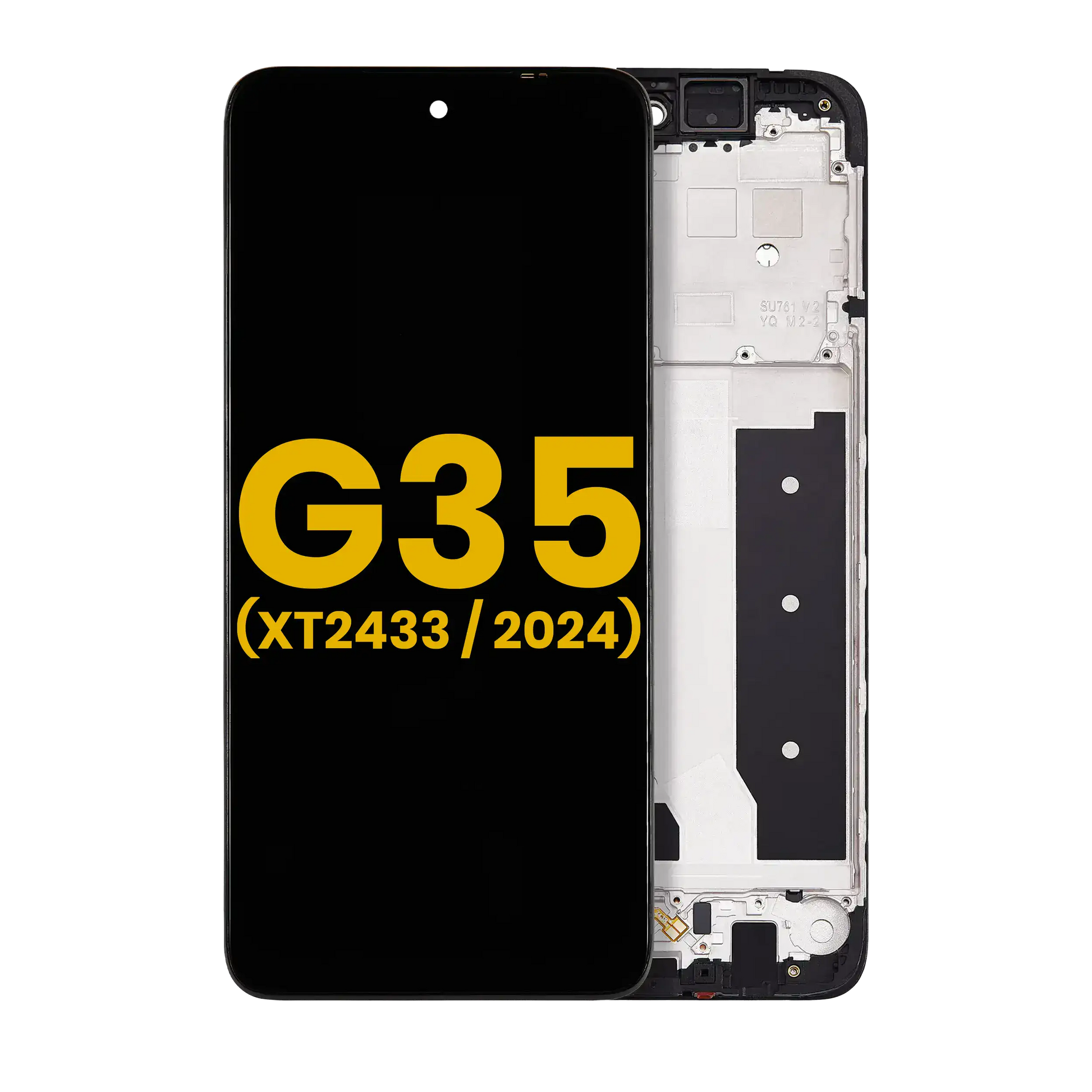 LCD Assembly With Frame For Motorola Moto G35 5G (XT2433 / 2024) (Refurbished) (All Colors) replacement part SKU 107082546332 image 1