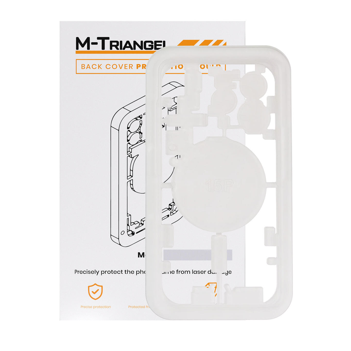 Laser Machine Protection Mold For iPhone 15 Pro (M-Triangel)