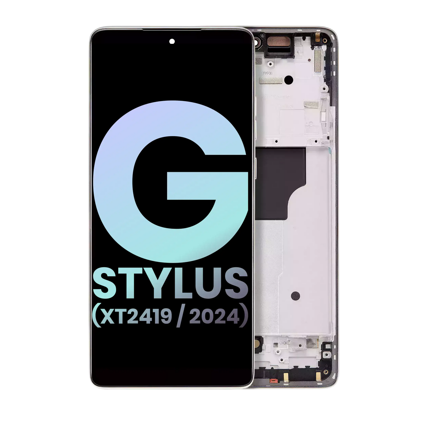 OLED Assembly With Frame For Motorola Moto G Stylus 5G (XT2419 / 2024) (Genuine OEM) (Caramel Latte) replacement part SKU 107082006698 image 1