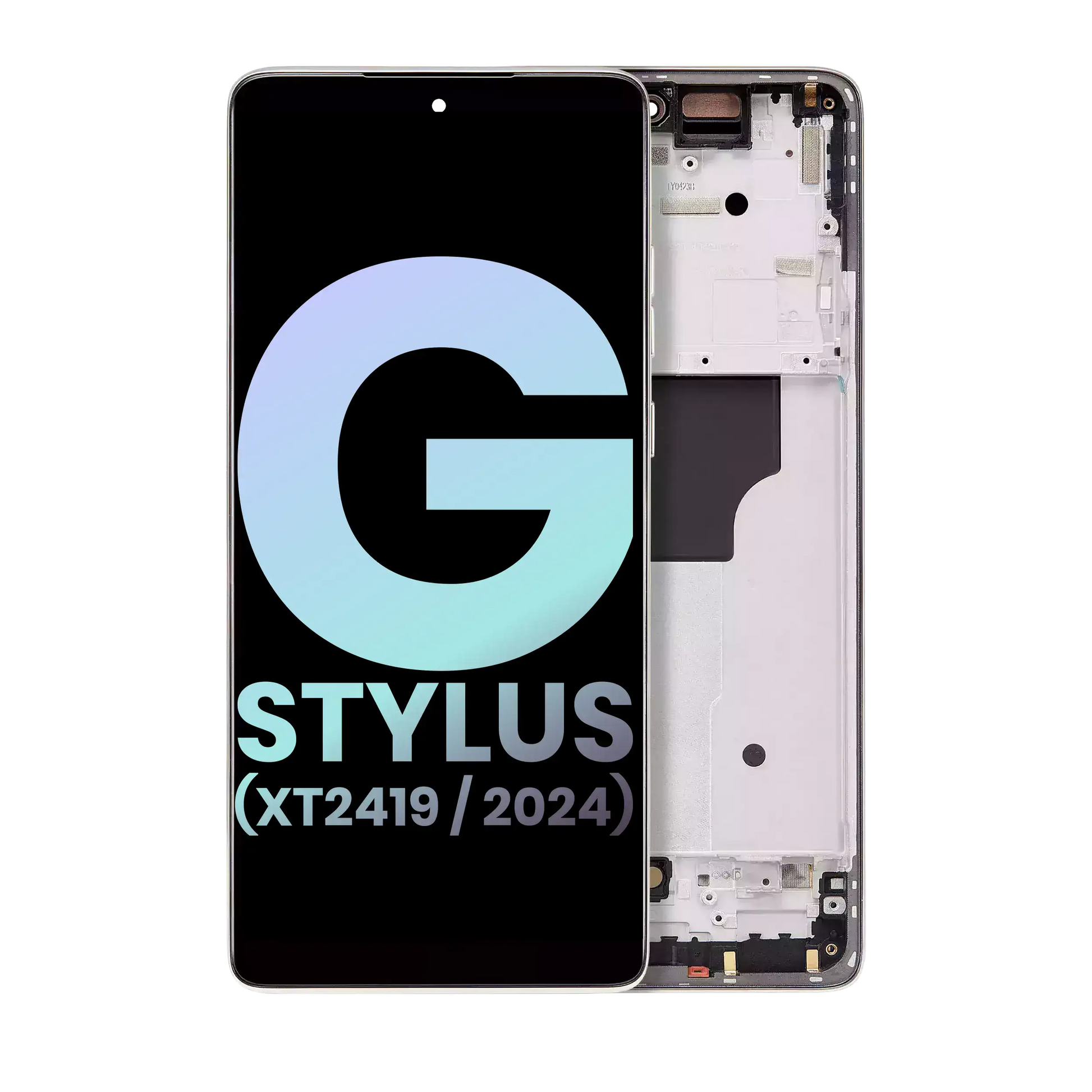 OLED Assembly With Frame For Motorola Moto G Stylus 5G (XT2419 / 2024) (Genuine OEM) (Caramel Latte) replacement part SKU 107082006698 image 1