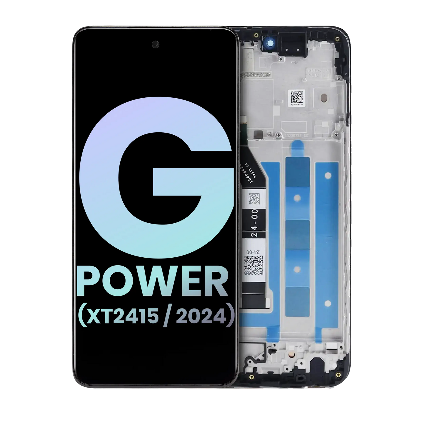 LCD Assembly With Frame For Motorola Moto G Power 5G (XT2415 / 2024) (Genuine OEM) (All Colors) replacement part SKU 107085003990 image 1