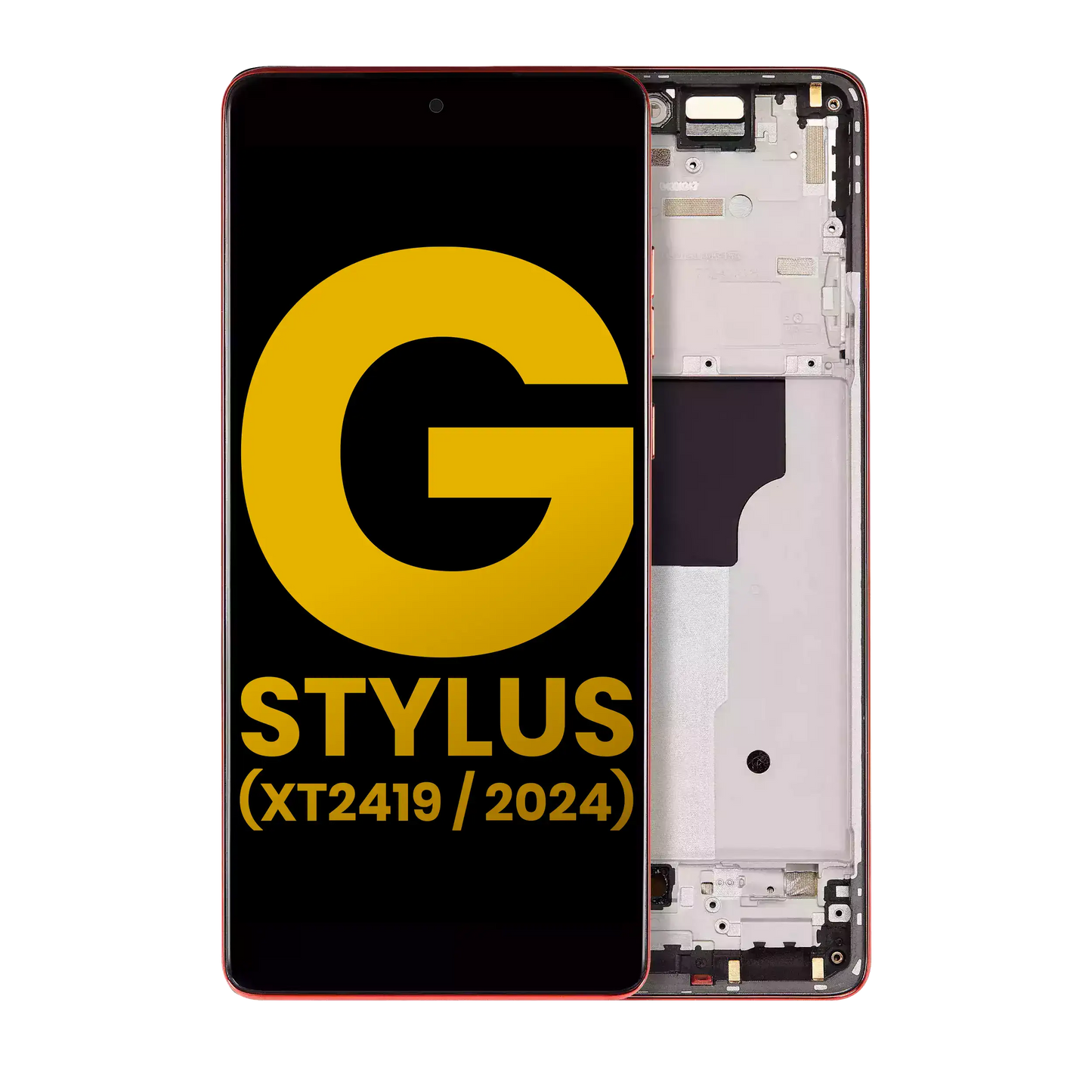 OLED Assembly With Frame For Motorola Moto G Stylus 5G (XT2419 / 2024) (Refurbished) (Scarlet Wave) replacement part SKU 107082132802 image 1