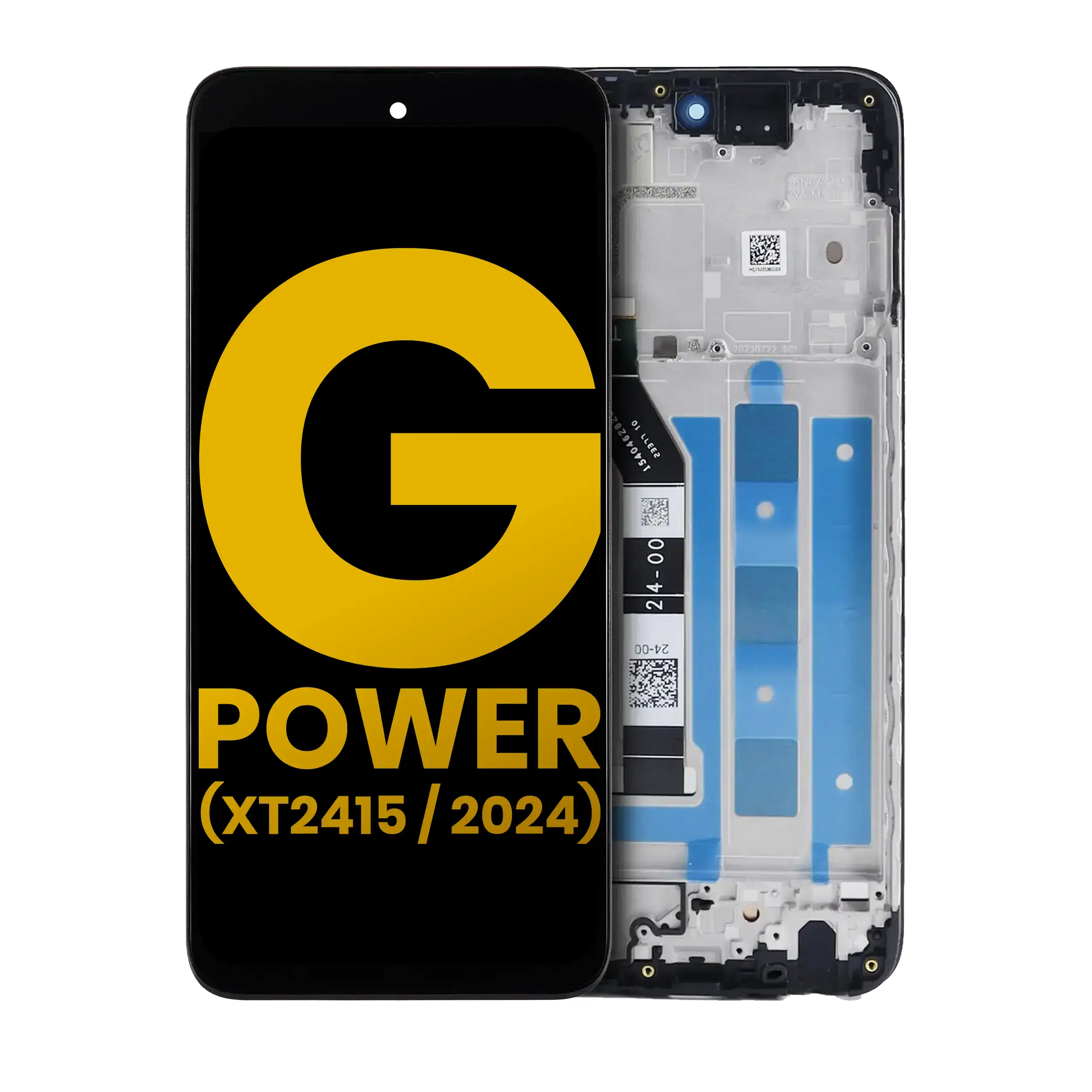 LCD Assembly With Frame For Motorola Moto G Power 5G (XT2415 / 2024) (Refurbished) (All Colors) replacement part SKU 107082142002 image 1