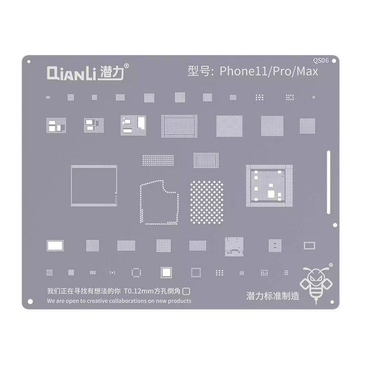 Bumblebee Stencil (QS06) For iPhone 11 / 11 Pro (Qianli)