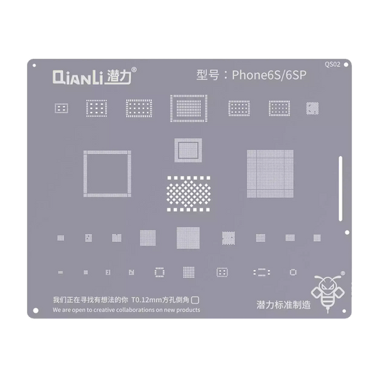 Bumblebee Stencil (QS02) For iPhone 6S / 6S Plus (Qianli)