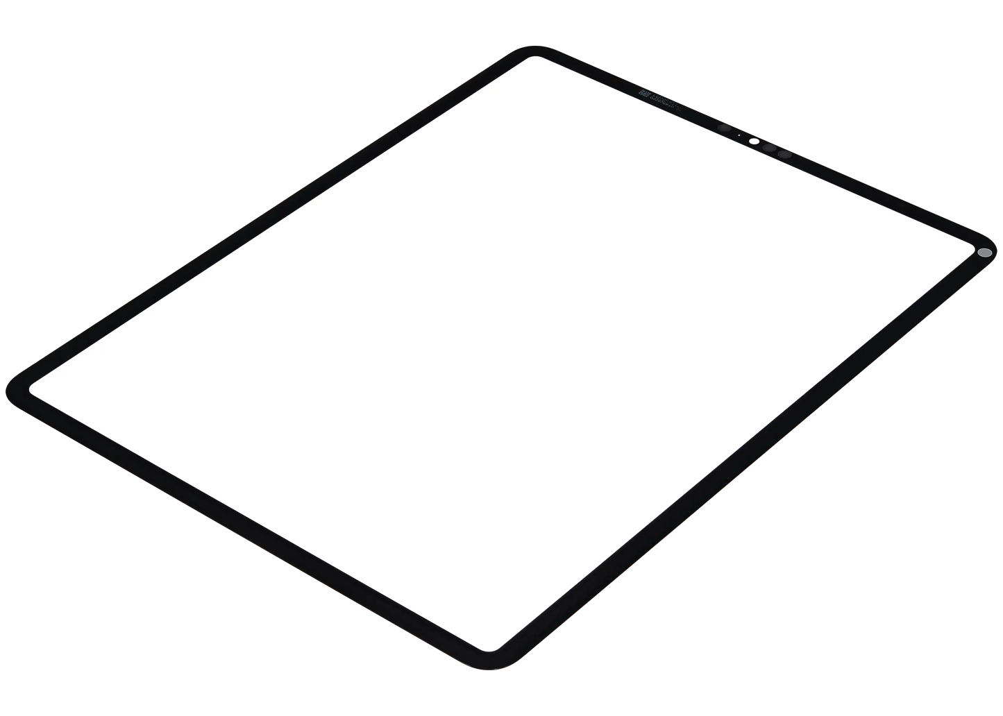 Front Glass For iPad Pro 12.9" 5th Gen (2021) / Pro 12.9" 6th Gen (2022) (Glass Separation Required) (Premium) (All Colors)
