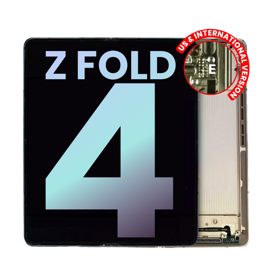 Inner OLED Assembly With Frame For Samsung Galaxy Z Fold 4 5G (US & International) (Service Pack) (Beige) clear view