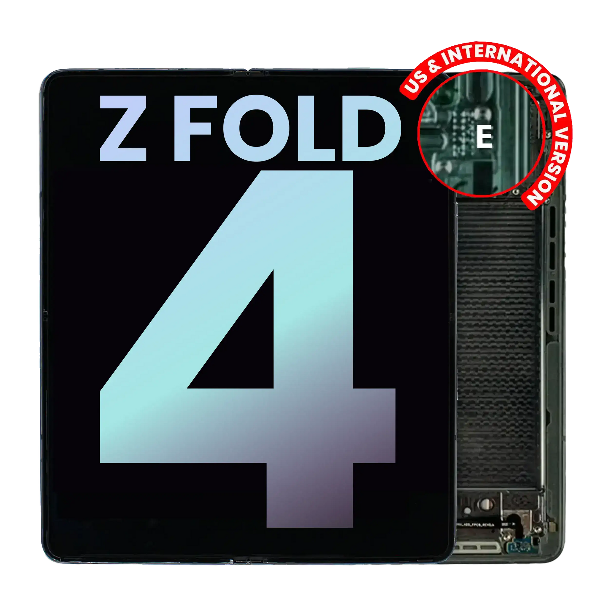 OEM quality Inner OLED Assembly With Frame For Samsung Galaxy Z Fold 4 5G (US & International) (Service Pack) (Graygreen) component