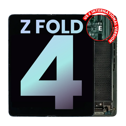 OEM quality Inner OLED Assembly With Frame For Samsung Galaxy Z Fold 4 5G (US & International) (Service Pack) (Graygreen) component
