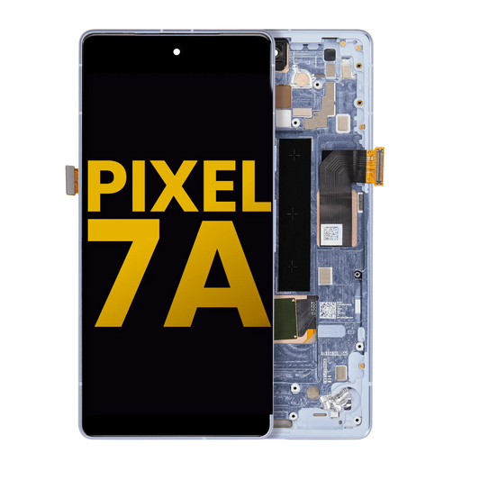 OLED Assembly With Frame (With Fingerprint Sensor ) For Google Pixel 7a 5G (Refurbished) (Sea) - replacement part product view