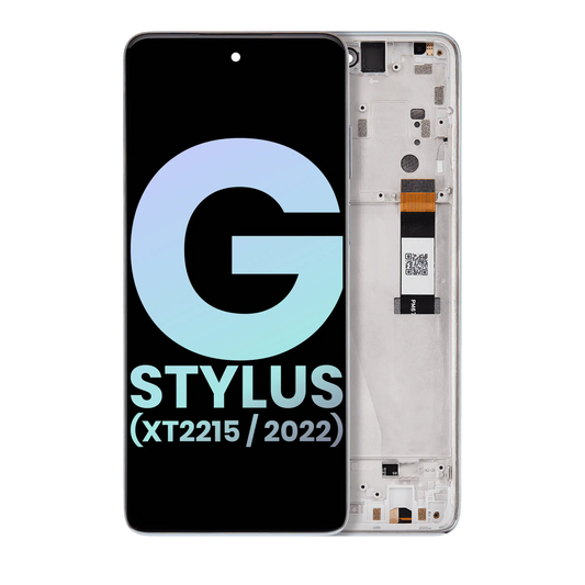 LCD Assembly With Frame For Motorola Moto G Stylus 5G (XT2215 / 2022) (Genuine OEM) (Seafoam Green) replacement part SKU 107012657301 image 1
