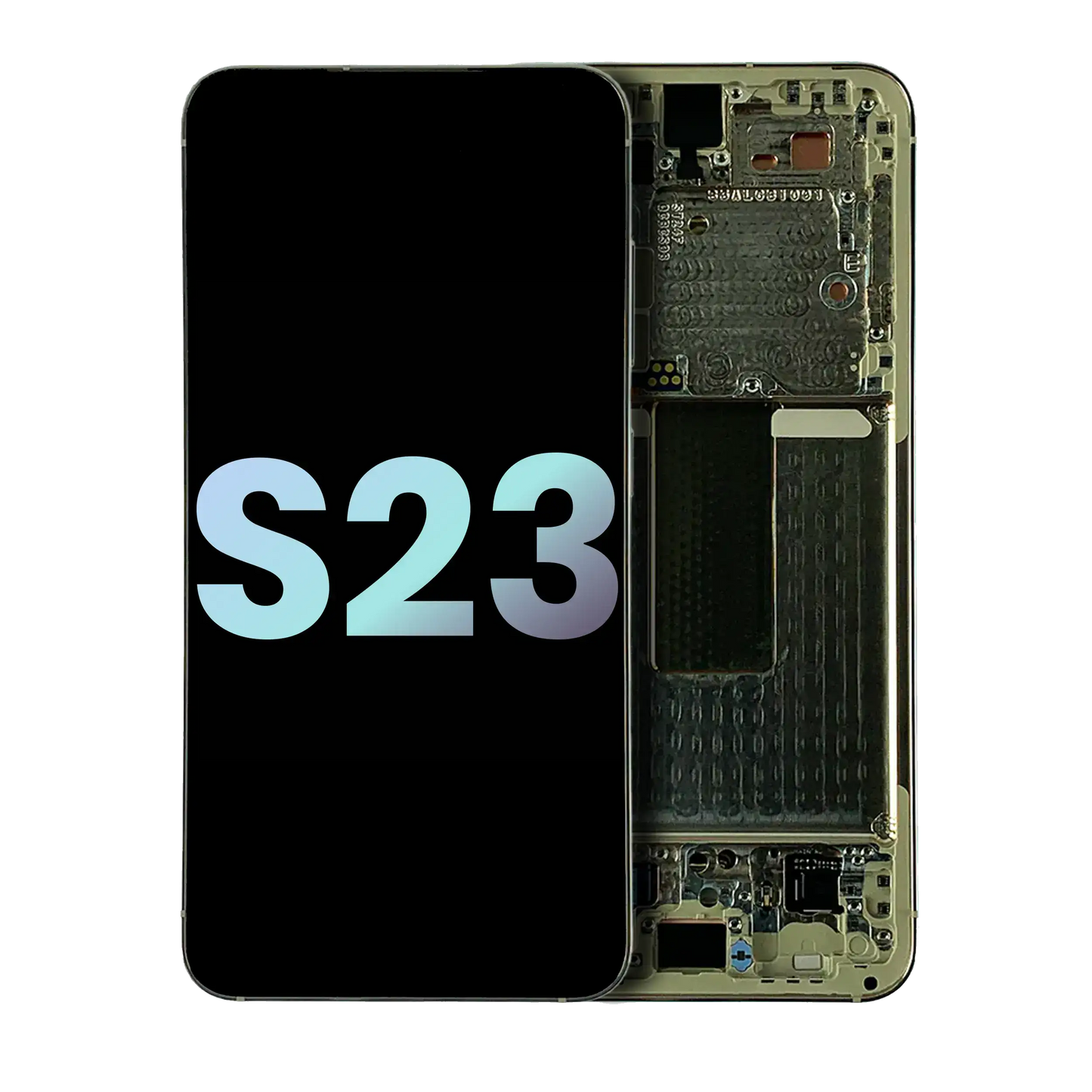 OLED Assembly With Frame For Samsung Galaxy S23 5G (US & International) (Service Pack) (Cream)