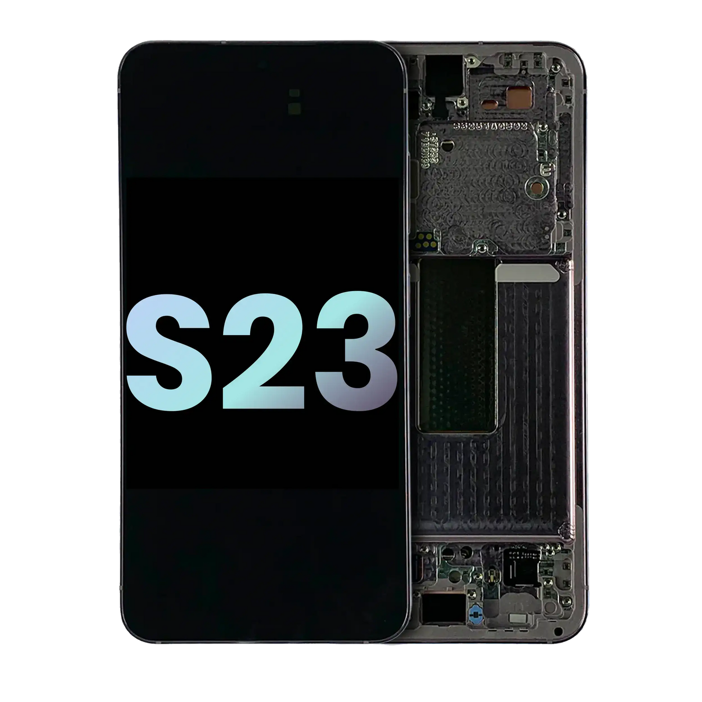 OLED Assembly With Frame For Samsung Galaxy S23 5G (US & International) (Service Pack) (Lavender)