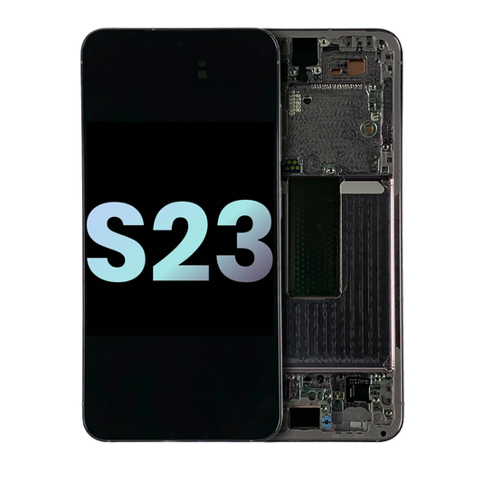 OLED Assembly With Frame For Samsung Galaxy S23 5G (US & International) (Service Pack) (Lavender)