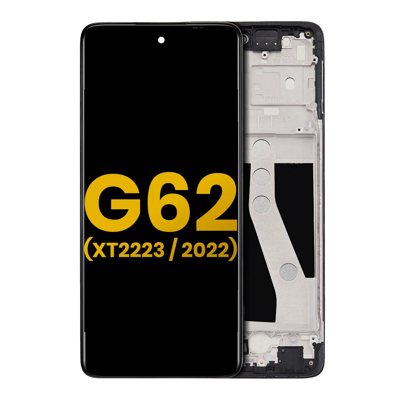 LCD Assembly With Frame For Motorola Moto G62 5G (XT2223 / 2022) (Refurbished) (All Colors) replacement part SKU 107082105802 image 1