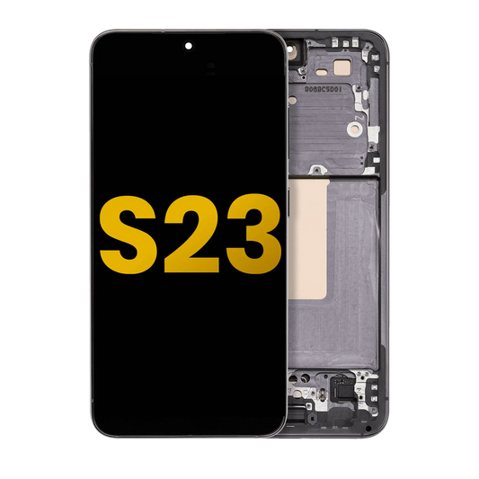 OLED Assembly With Frame For Samsung Galaxy S23 5G (US & International) (Refurbished) (Green)