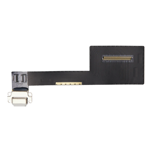 Charging Port Flex Cable For iPad Pro 9.7" (Silver) (Aftermarket Plus)