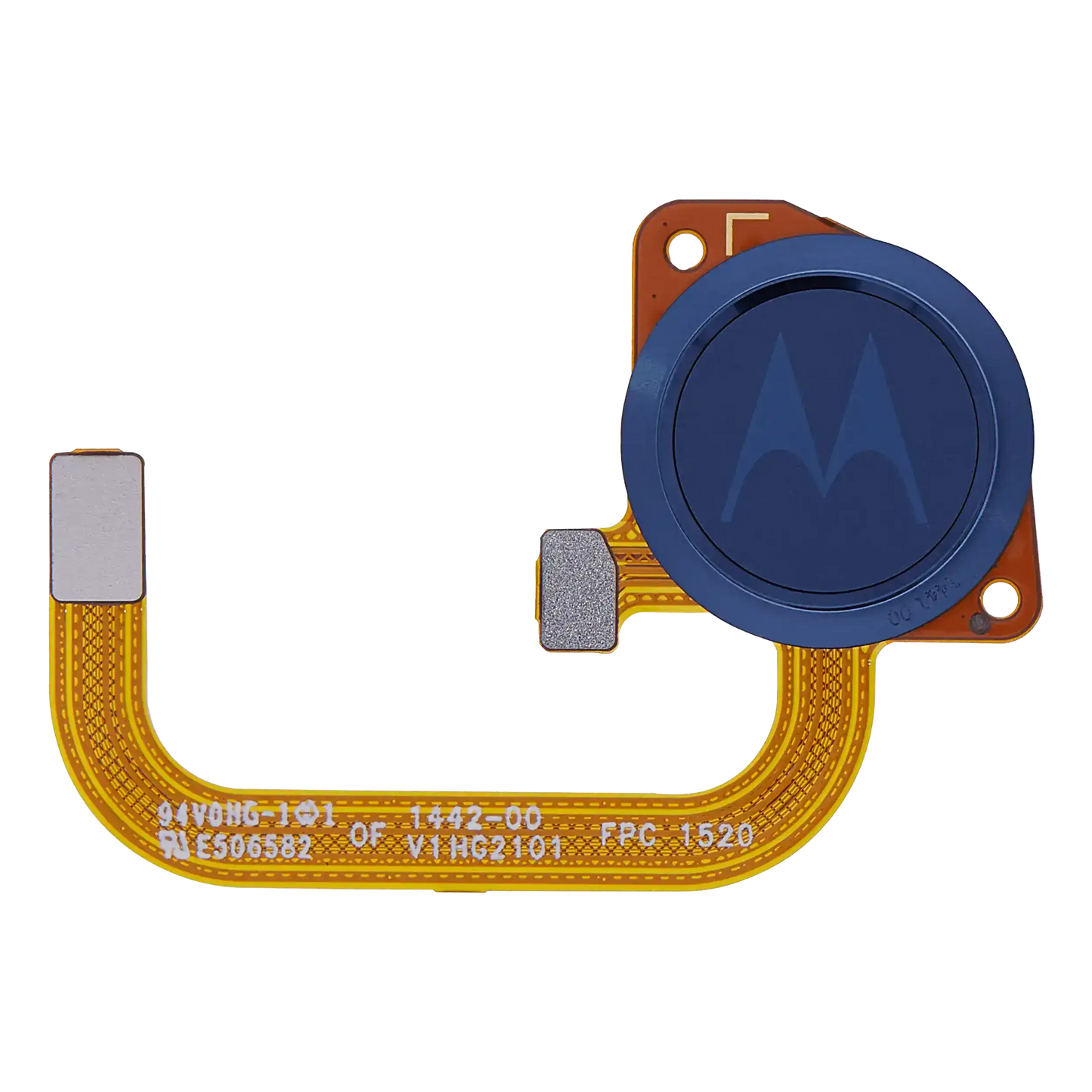 Fingerprint Scanner With Flex Cable For Motorola Moto E (XT2052 / 2020) (Genuine OEM) (Midnight Blue) - image 1