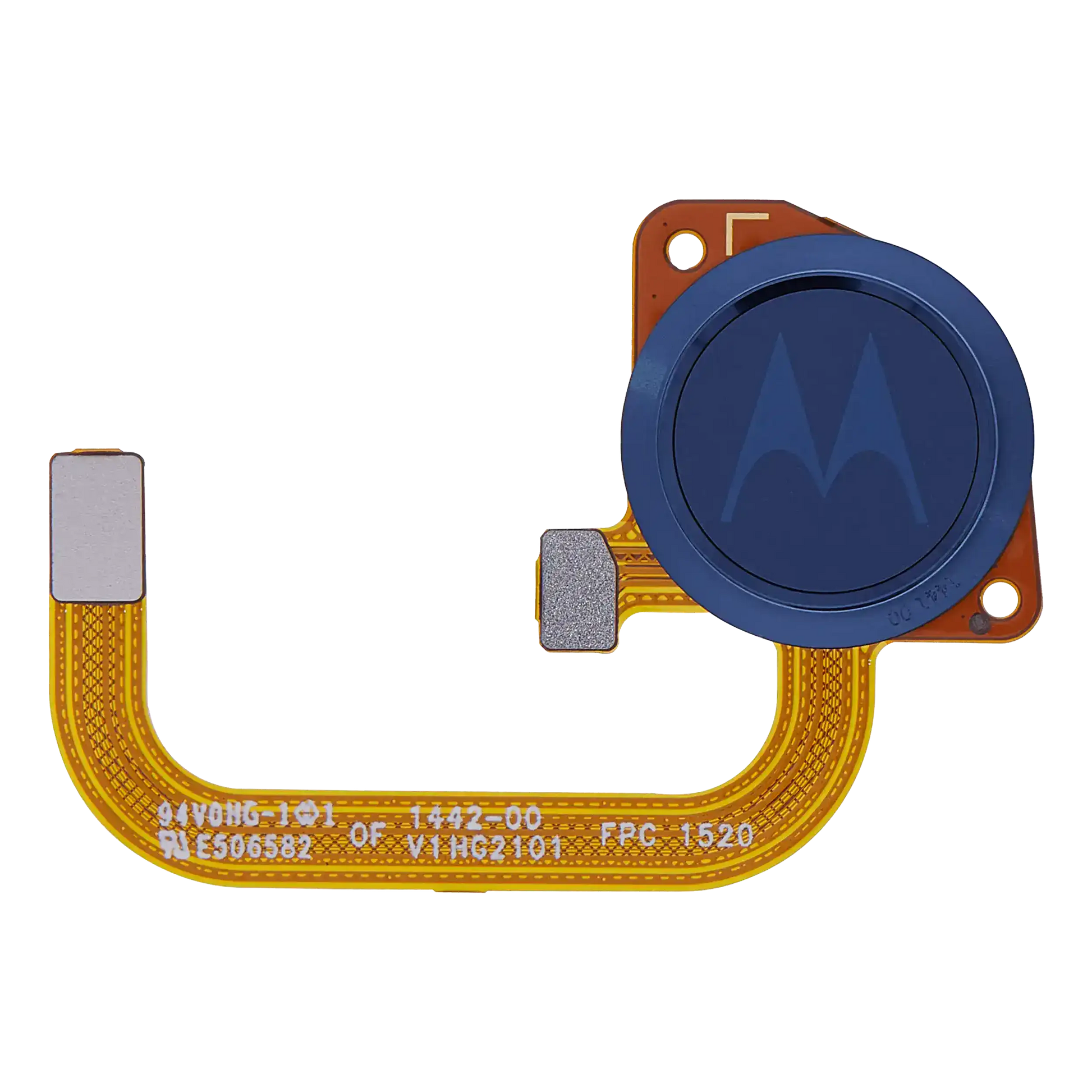Fingerprint Scanner With Flex Cable For Motorola Moto E (XT2052 / 2020) (Genuine OEM) (Midnight Blue) - image 1