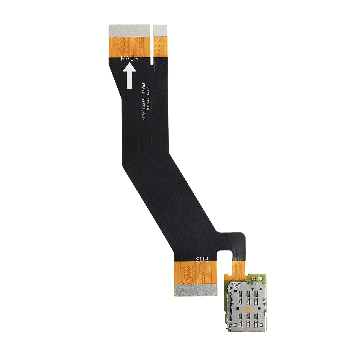 Sim Card Reader Flex Cable For Motorola Edge 20 Pro (XT2153-1 / 2021) / Edge S Pro | SKU 109082007356 | image 1